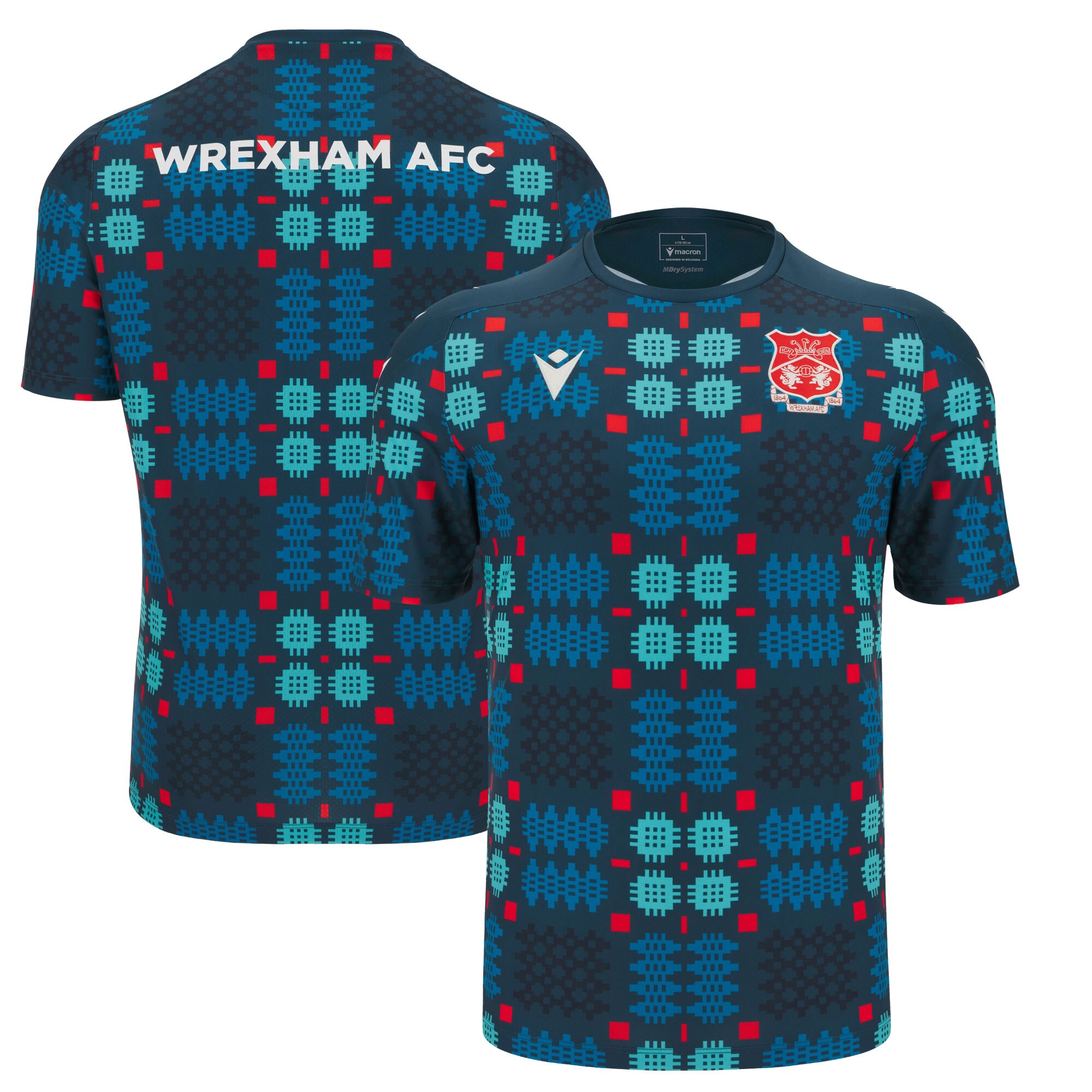 [SJH] Wrexham Warm-Up Jersey Top - Blue