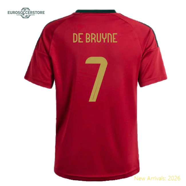 2024-2025 Belgium Home Fan Shirt (Kids) (De Bruyne 7)