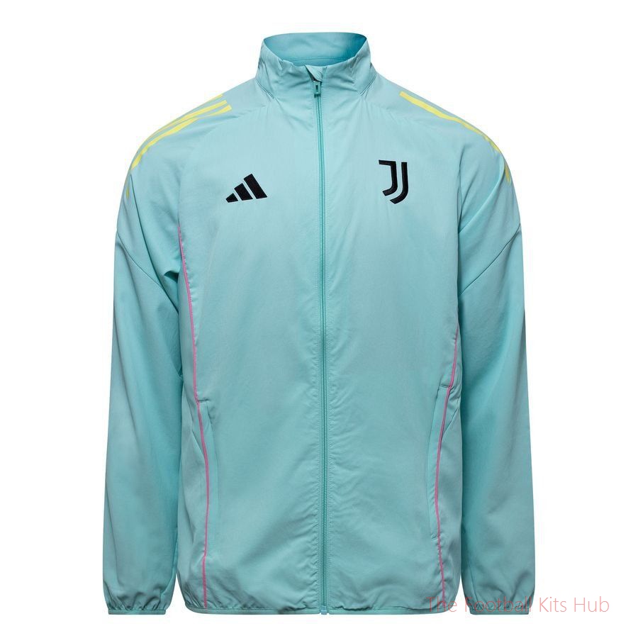 Juventus Training Jacket Presentation Tiro 25 - Semi Flash Aqua