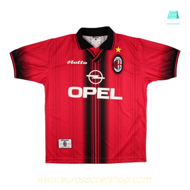 AC Milan 1997-98 Fourth Shirt (M) #9 (Very Good)