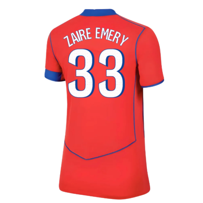 Genuine Psg Zaire Emery Third Jersey Stretchy Performance