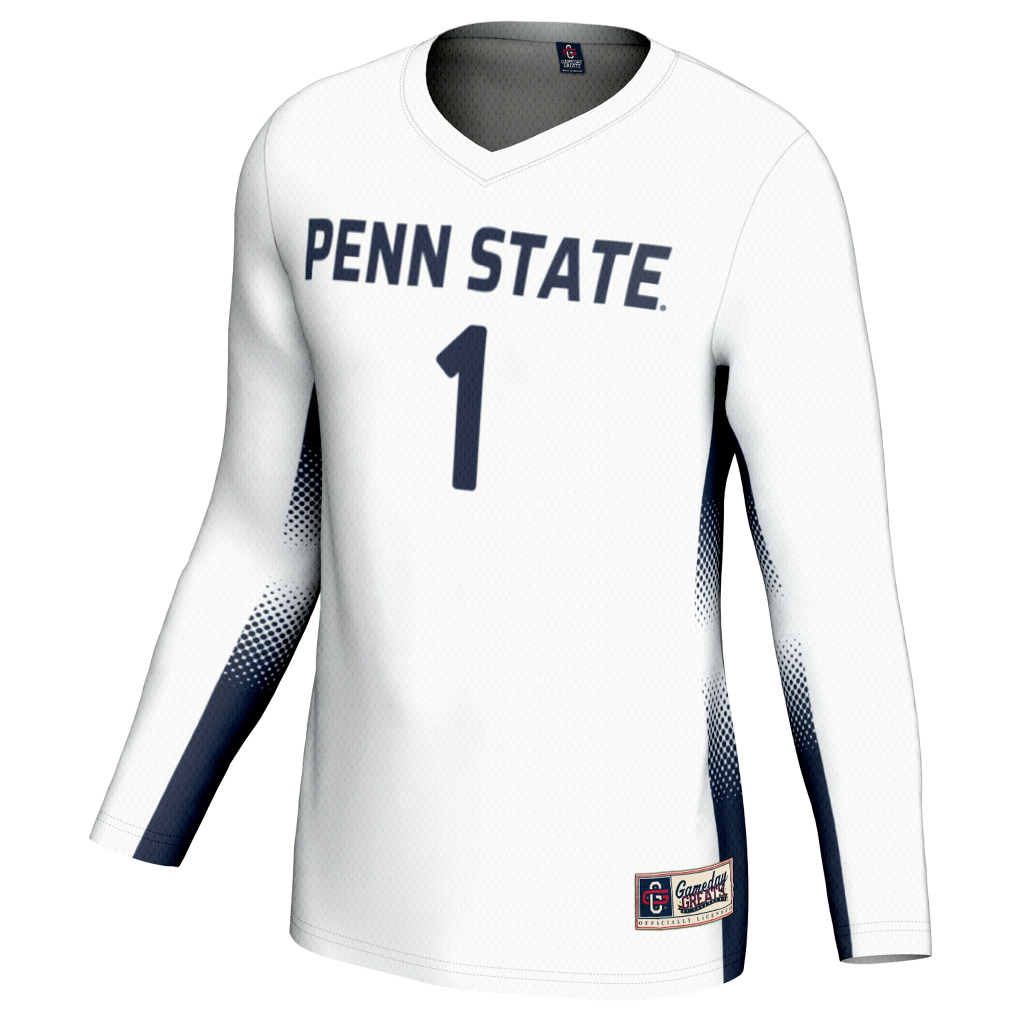 [NJP] Penn State Nittany Lions GameDay Greats Unisex Lightweight Volleyball Jersey - White