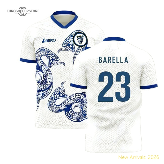 Serie A Team Italiano Barella Away First-class Jersey Nike Dri-fit