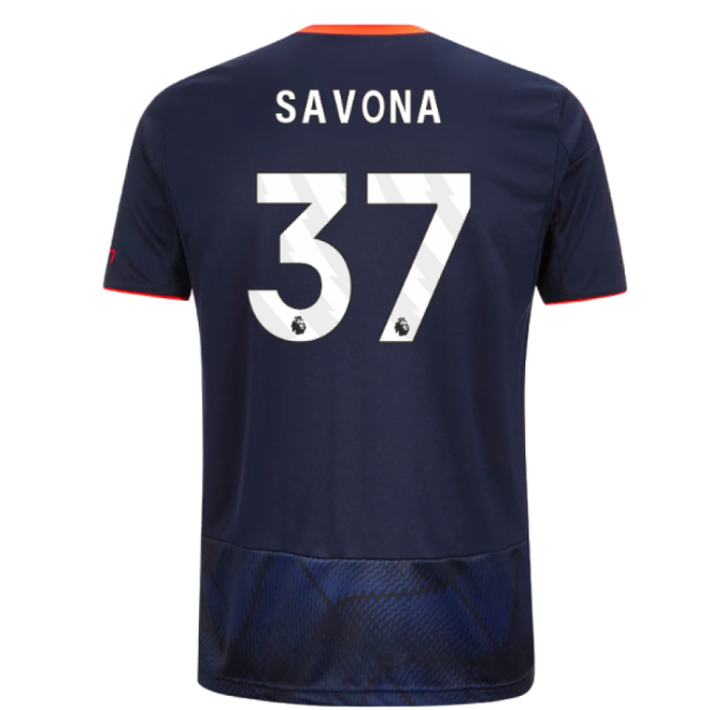 Adult 2025-2026 Nottingham Forest Third Shirt (Savona 37)