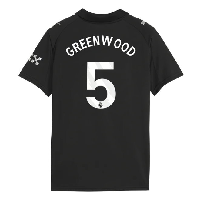 2025-2026 Man City Away Mini Kit (Greenwood 5)