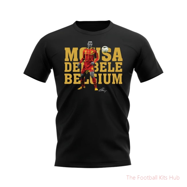 Mousa Dembele Belgium Player Tee (Black)