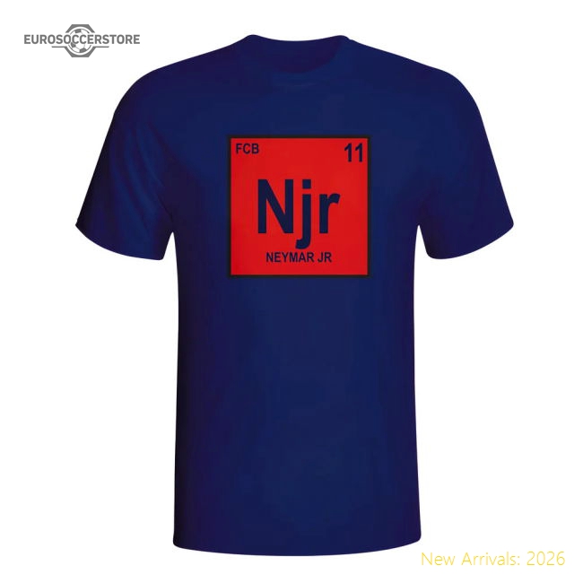 Neymar Blaugrana Periodic Table T-shirt (navy) - Kids - Great Value