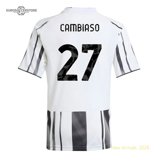 Juventus 2024-25 Home Fan Version For Kids (Cambiaso Game Day Jersey
