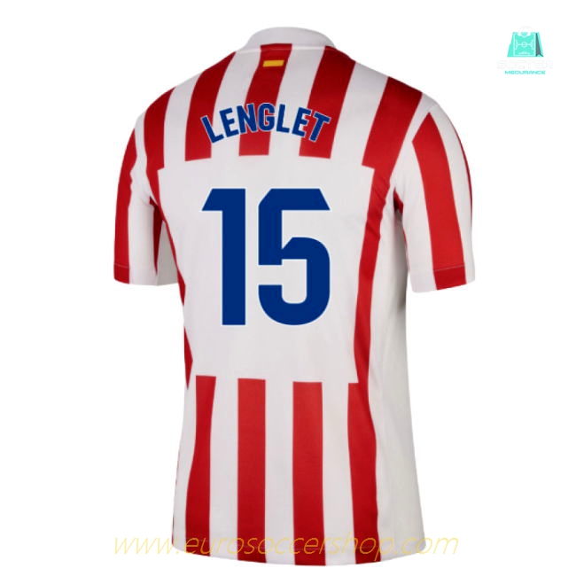 2025-2026 Atletico Madrid Home Shirt (Lenglet 15)
