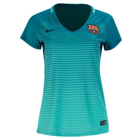 Moisture Wicking Barca Women's Barcelona Third 201617 Soccer Jersey