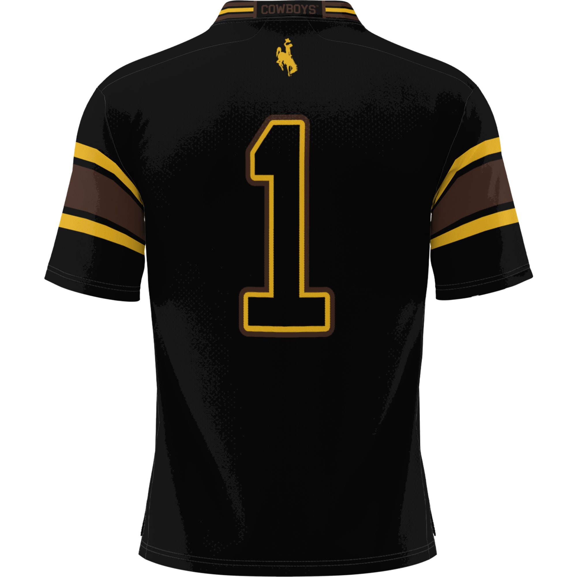 #1 Wyoming Cowboys GameDay Greats 2026/2027 Football Jersey - Black