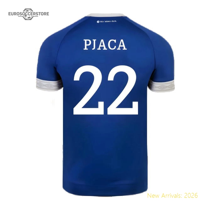 Top-Quality Schalke 2018-19 Home Shirt ((Mint) Xxl) (Pjaca 22)