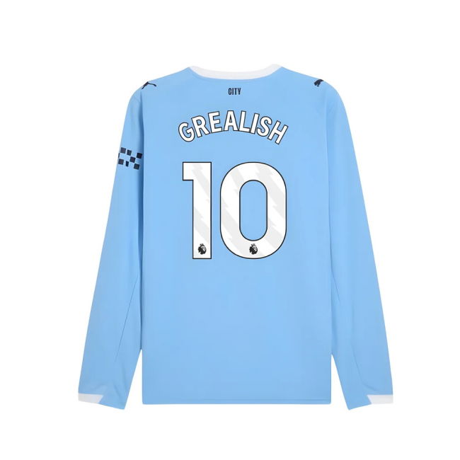 2025-2026 Genuine Man City Soccer Jerseys Home Jersey
