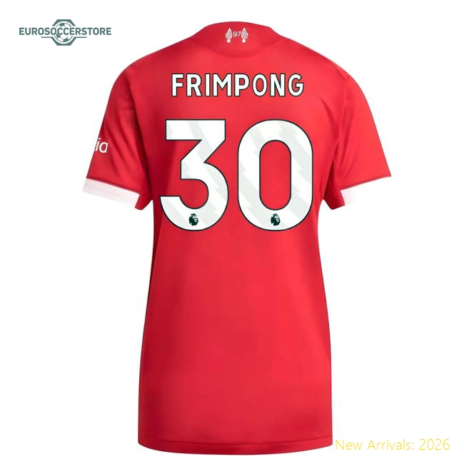 2025-2026 Liverpool Home Fan Version Womens Football Jersey Soccer Wear