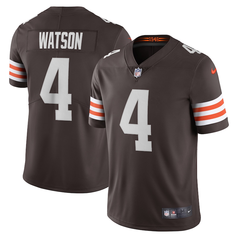 None Deshaun Watson CLE Browns Bold Pro-Level Jersey Football Apparel