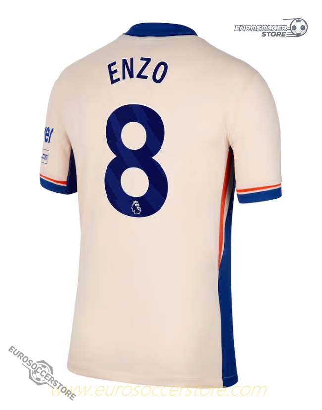 Enzo's Chelsea Away Jersey Number 8 for the 24-25 Season
