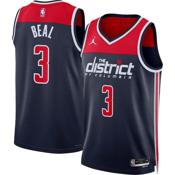 Bradley Beal WAS Superior Team Jersey - Navy - Licensed Product