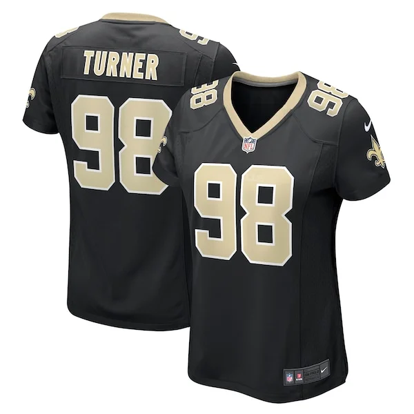 New Orleans Saints Game NFL Jersey - Black | Premium Football Apparel