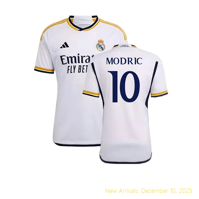 2023-2024 Real Madrid RM Official Home Shirt (Modric 10) - Affordable