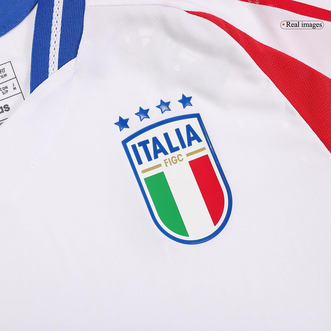 Player Version CHIESA #14 Italy Away Soccer Jersey Euro 2024Authentic