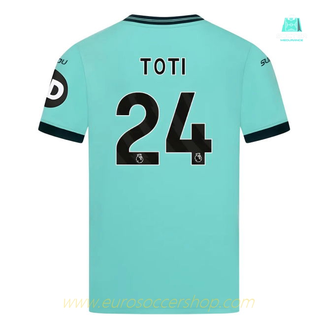 2025-2026 Wolves Away Shirt (Kids) (Toti 24)