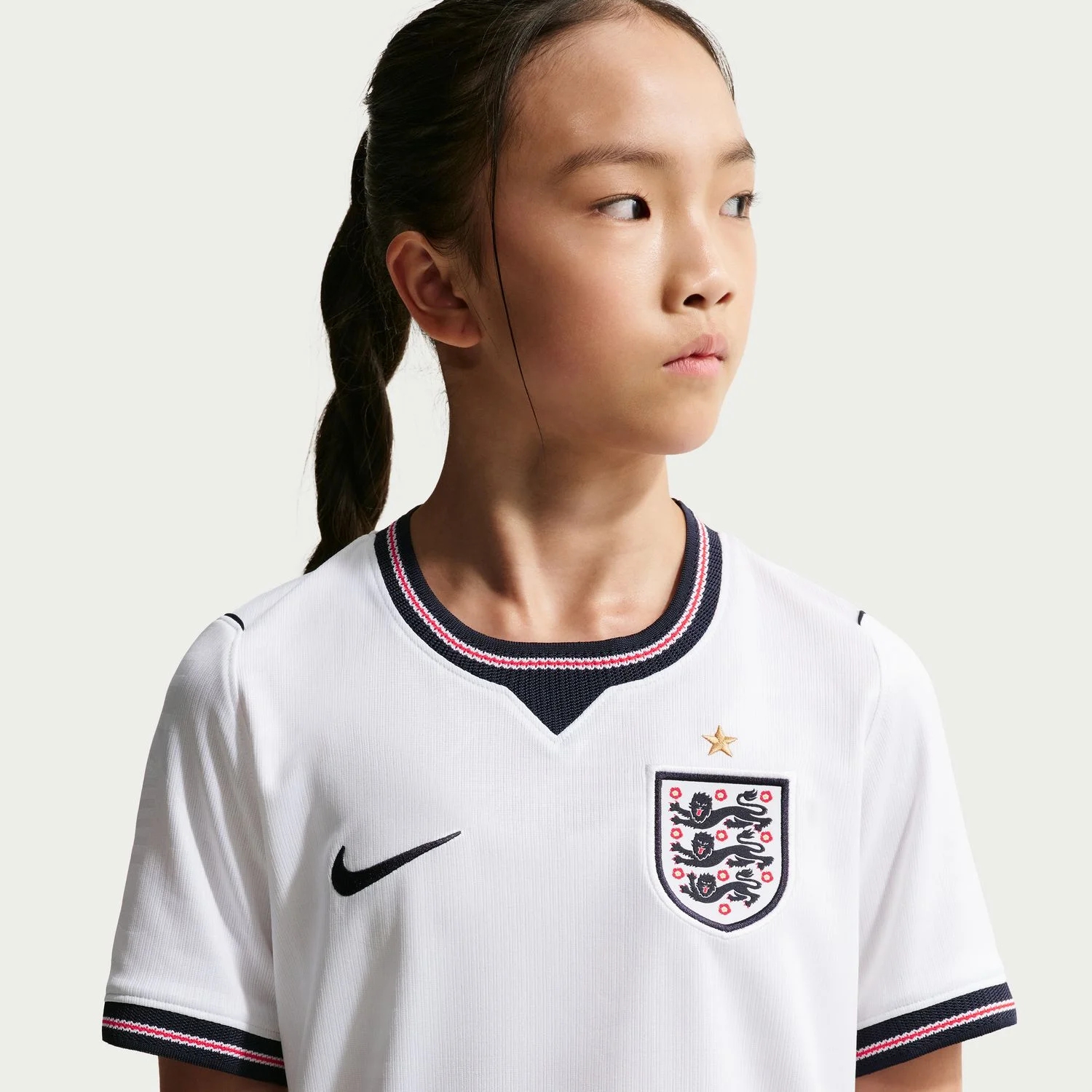 ngland 2026 Home Youth Jersey - Kids Three Lions Heritage Kit