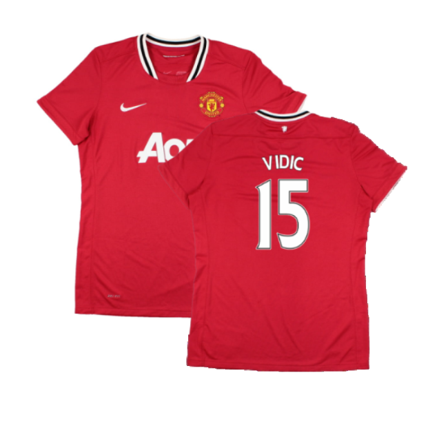 Manchester United 2011-12 Home Football Jersey (Women\'S) ((Very Good)