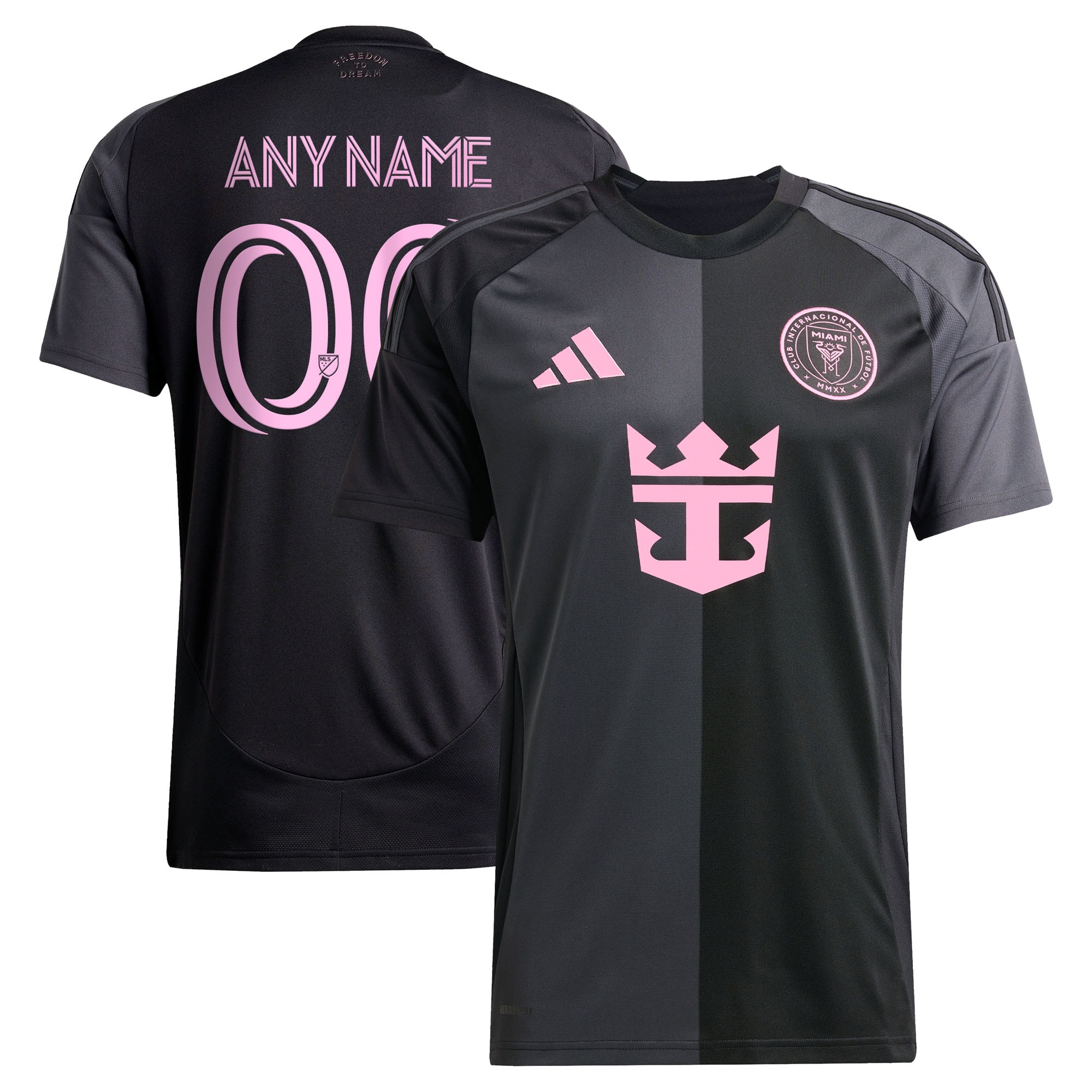 [JED] Youth Inter Miami CF 2025 The Fortitude Kit Replica Custom Jersey - Black