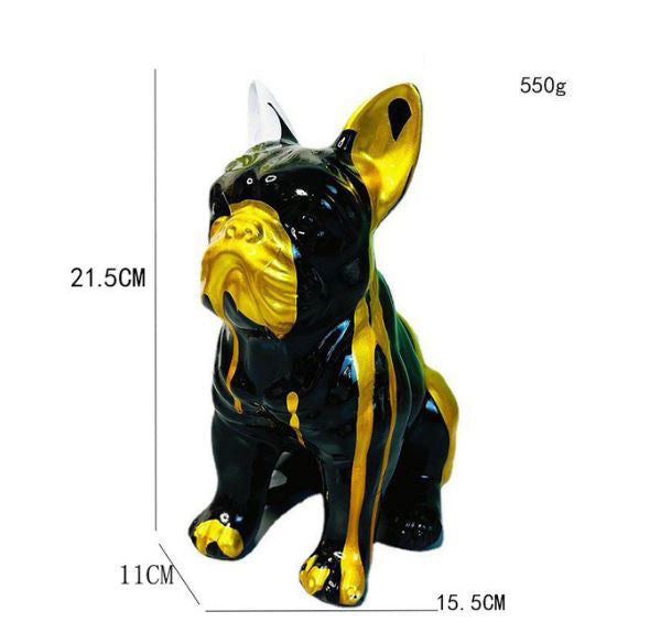Everyday French Bulldog Sitting Statue Charming Living Room Decor for...