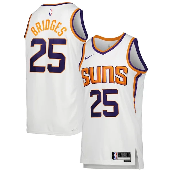Mikal Bridges PHX Swingman Jersey - premium NBA - White training