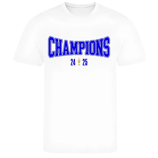 Leeds United 2024-25 Champions supporter T-Shirt (Men