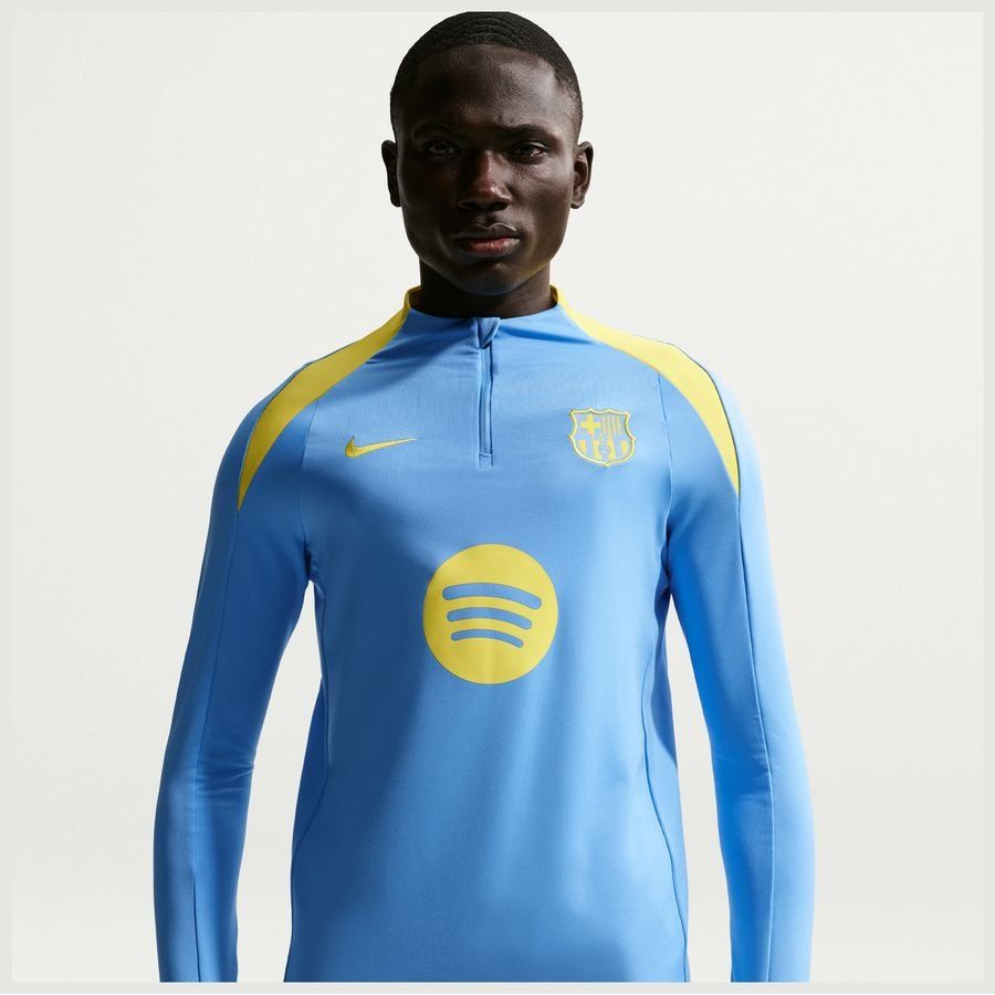 Barcelona Training Shirt Dri-FIT Strike Drill - University Blue/Opti Yellow