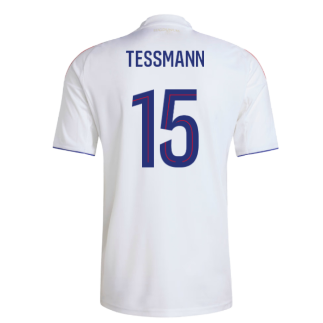 Authentic 2025-2026 Olympique Lyon Home Shirt (Tessmann 15)