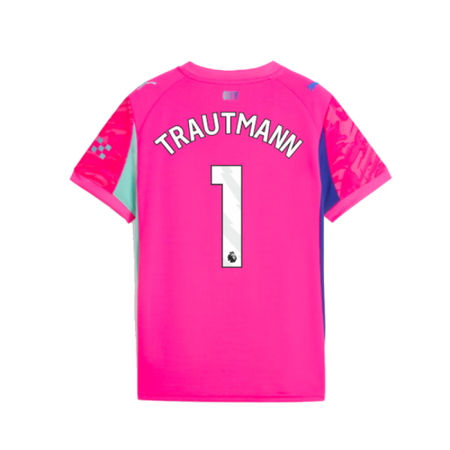 Man City Genuine 2025-2026 Man City Goalkeeper Home Shirt (Pink) - ...