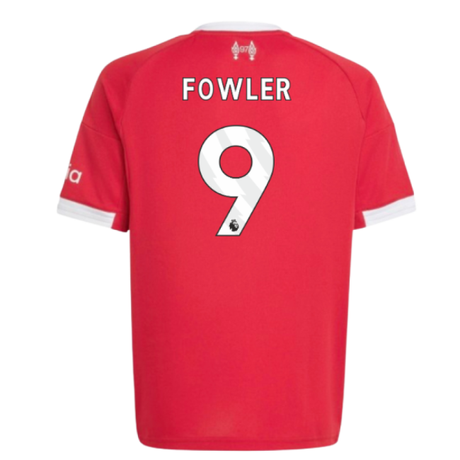 2025-20 Liverpool Home Soccer Jersey Fowler 9 L M S Kids