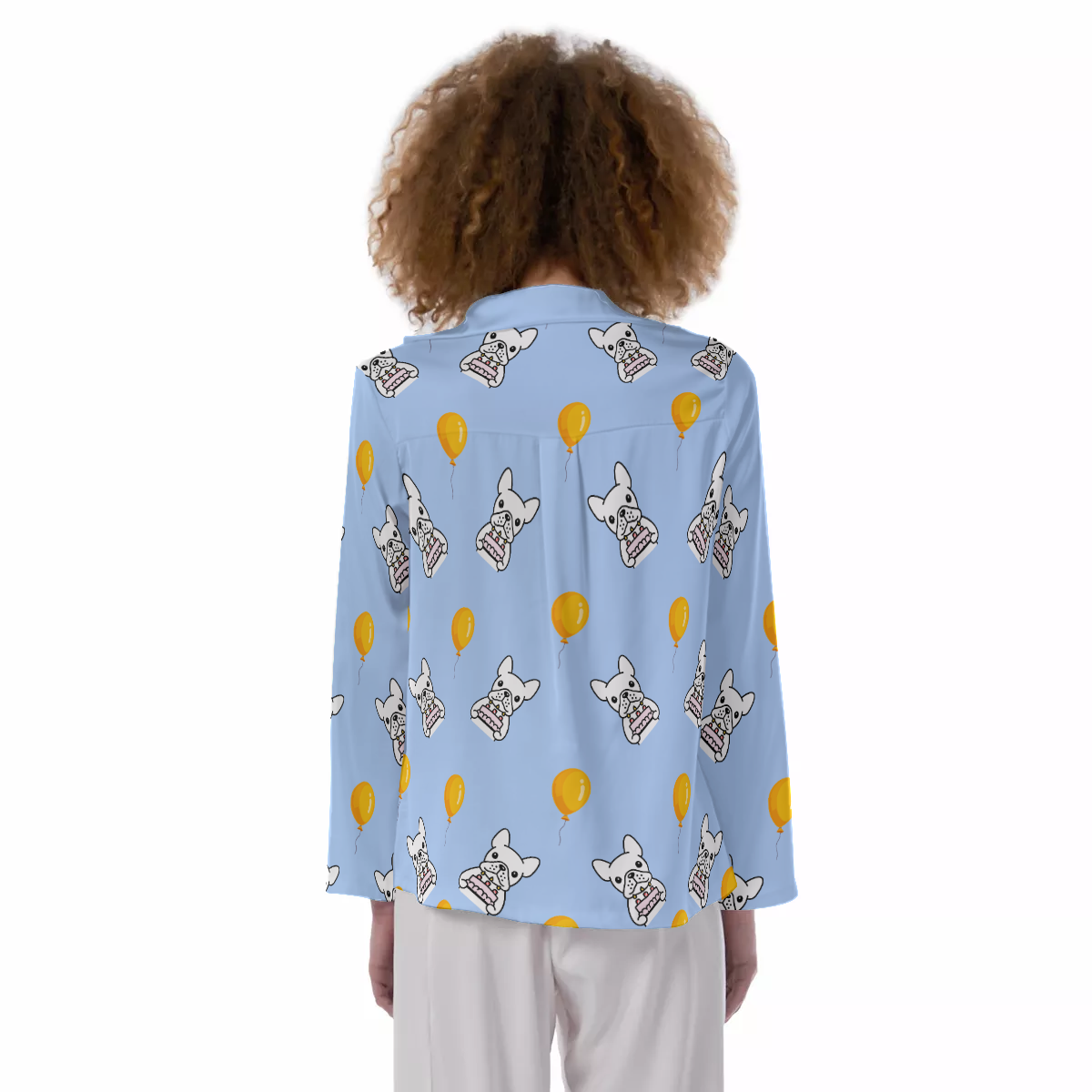 Frenchie-Fan Minimal-Aesthetic Luna - Women's Pajamas for Fashion Lovers