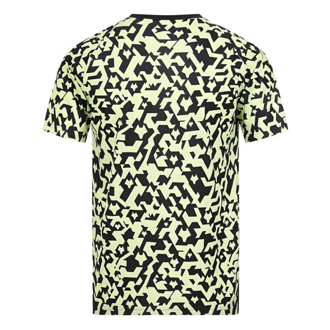 2024-2025 Wolves Pre Match T-Shirt - Black/Lime