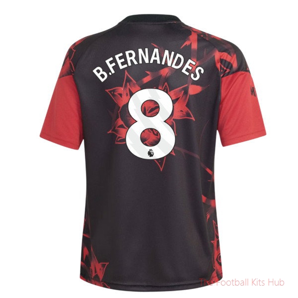 Man Utd 2026-2027 Home Pre-Match Shirt (Kids) (B.Fernandes 8)