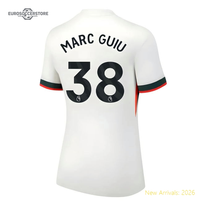Chic Womens Chelsea Marc Guiu Jersey 2025-2026 Smooth Breathable