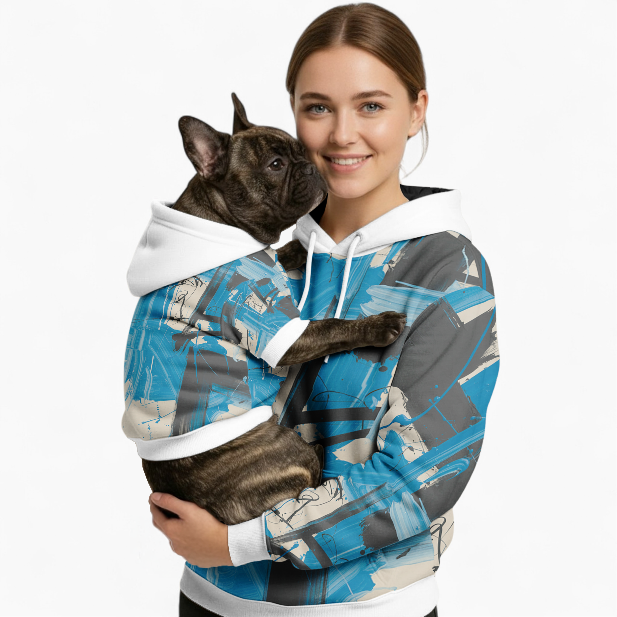 French Bulldog Avi Human Hoodies Cute Frenchie Essential