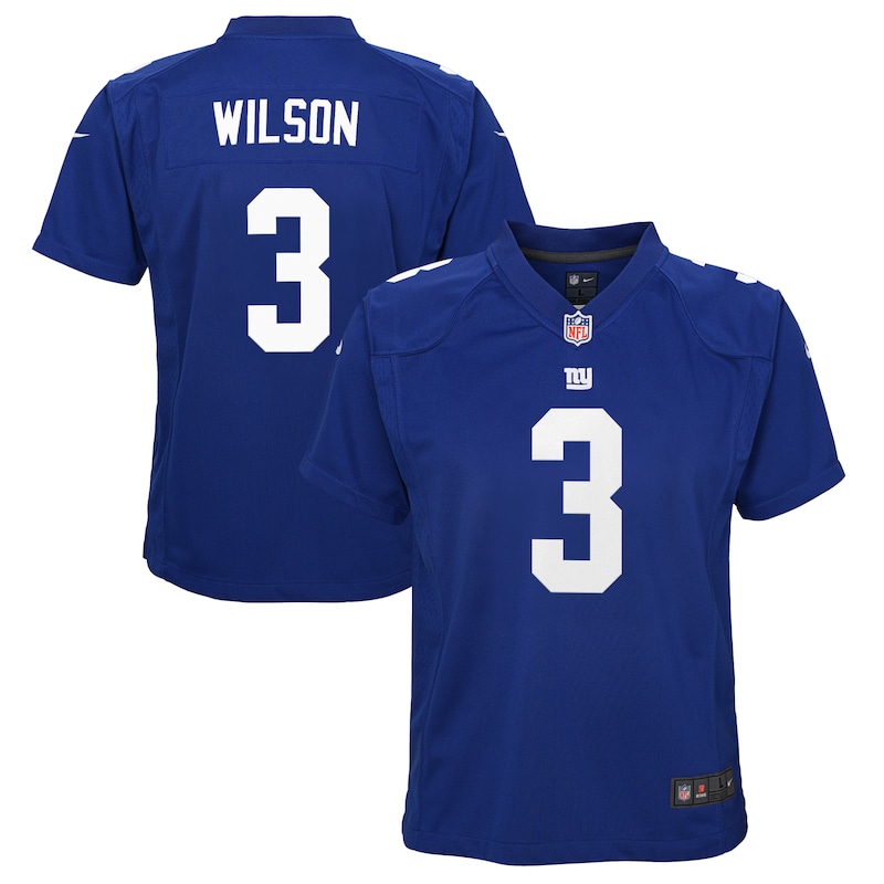 None Russell Wilson New York Giants Budget-Friendly Replica Jersey