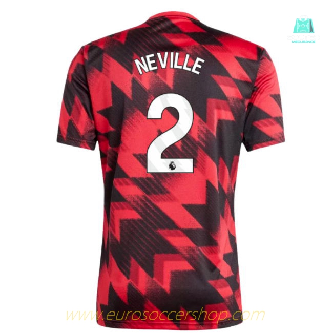 2025-2026 Man Utd Pre-Match Shirt (Red) (Neville 2)