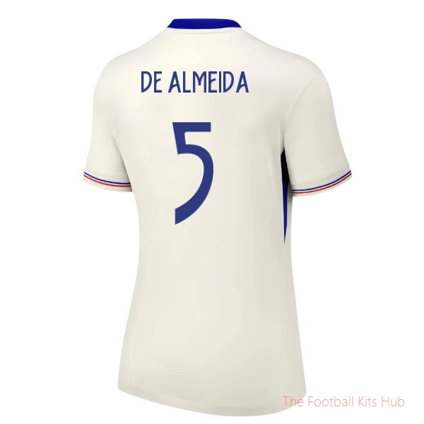 2025-2026 France Womens Team Away Shirt (Ladies) (De Almeida 5)