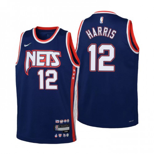 Brooklyn Brooklyn Nets #12 Joe Harris Youth Nike Navy 2021/22 Swingman Jersey ¨C City Edition Youth