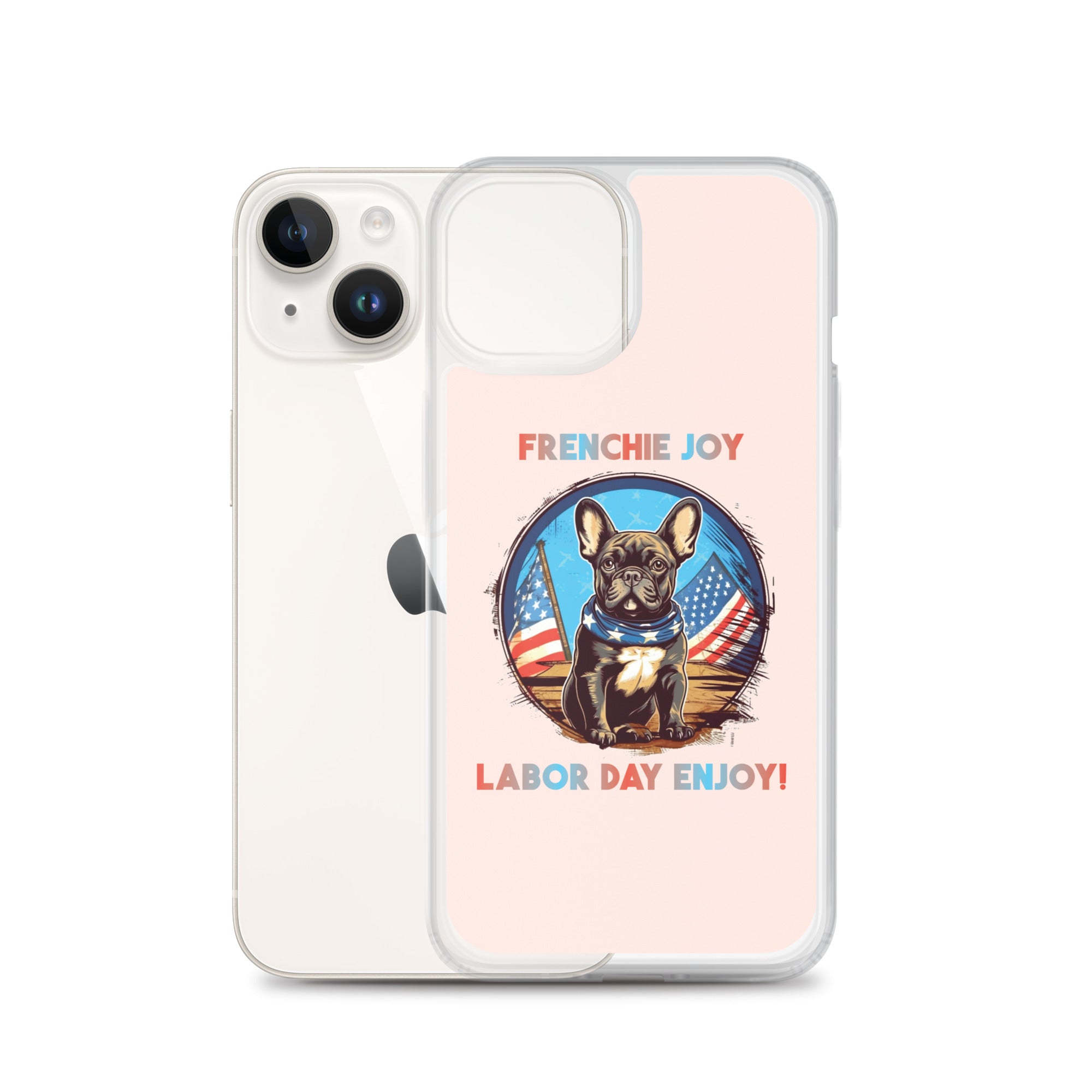 Cozy Frenchie Joy - Clear Case For Iphone® for French Bulldog Lovers