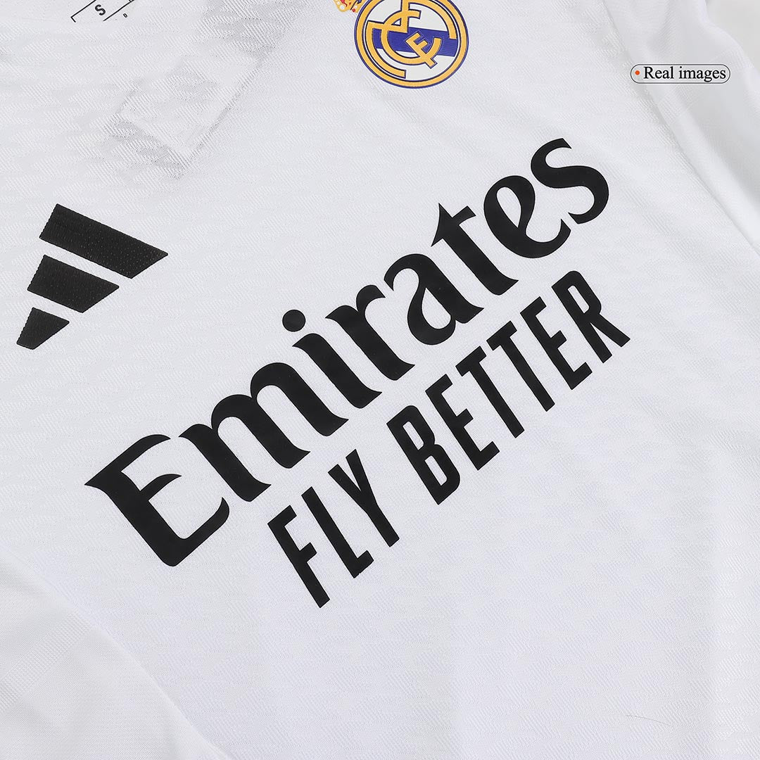 Player Version Real Madrid Home Soccer Jersey Kit(Jersey+Shorts+Socks)
