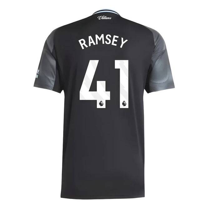 Fashionable Retro Jersey 2025-2026 AVL Away Flexible Ramsey 41 Ad#166