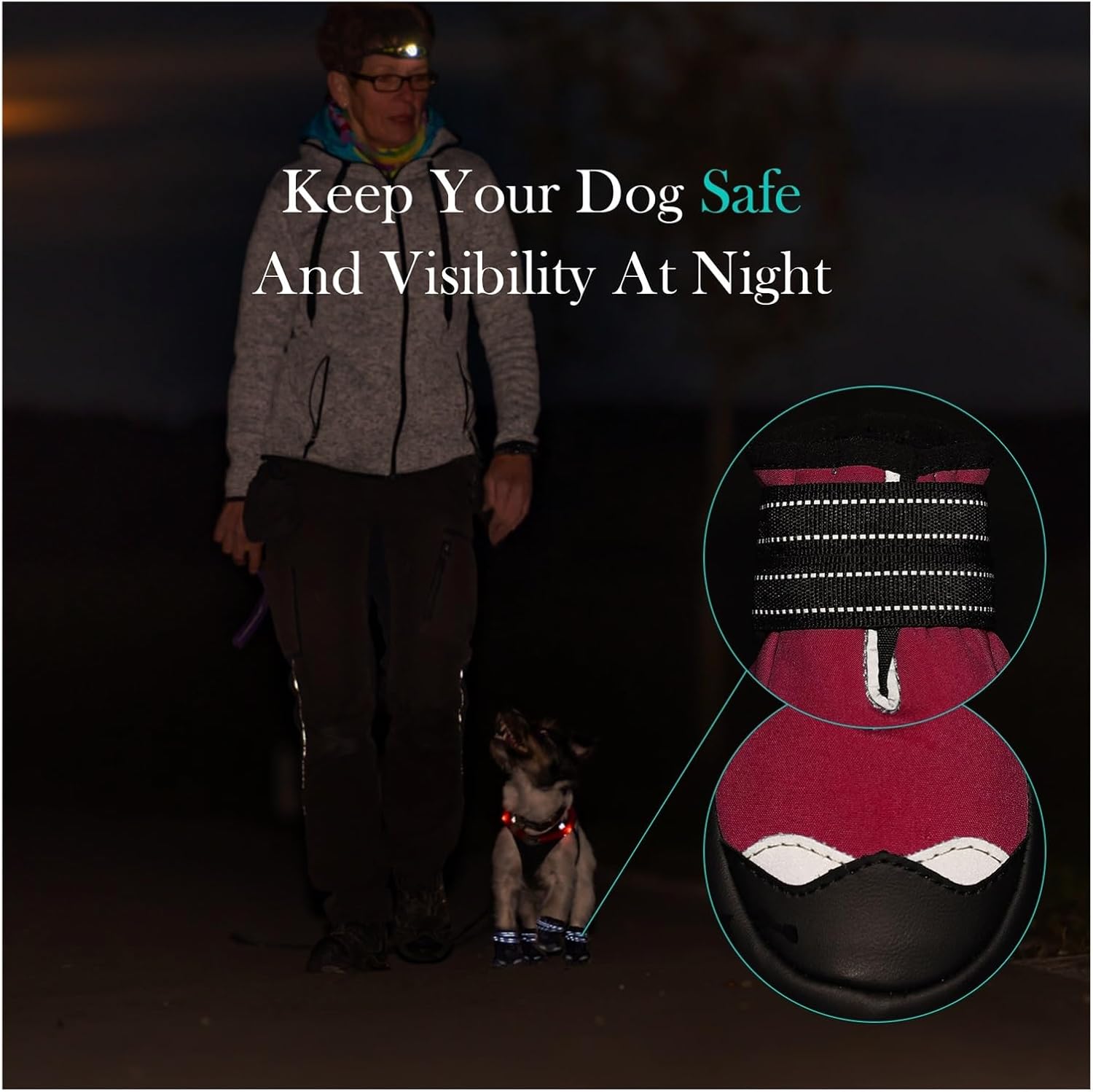 Lifestyle-Driven Ironpaw Heavy-duty French Bulldog Shoes - Non-slip D...