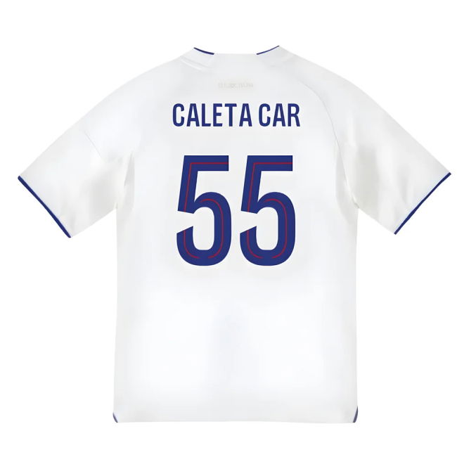 Official Lyon Olympique Lyon Home Shirt Kids Caleta Car #55 Premiu...