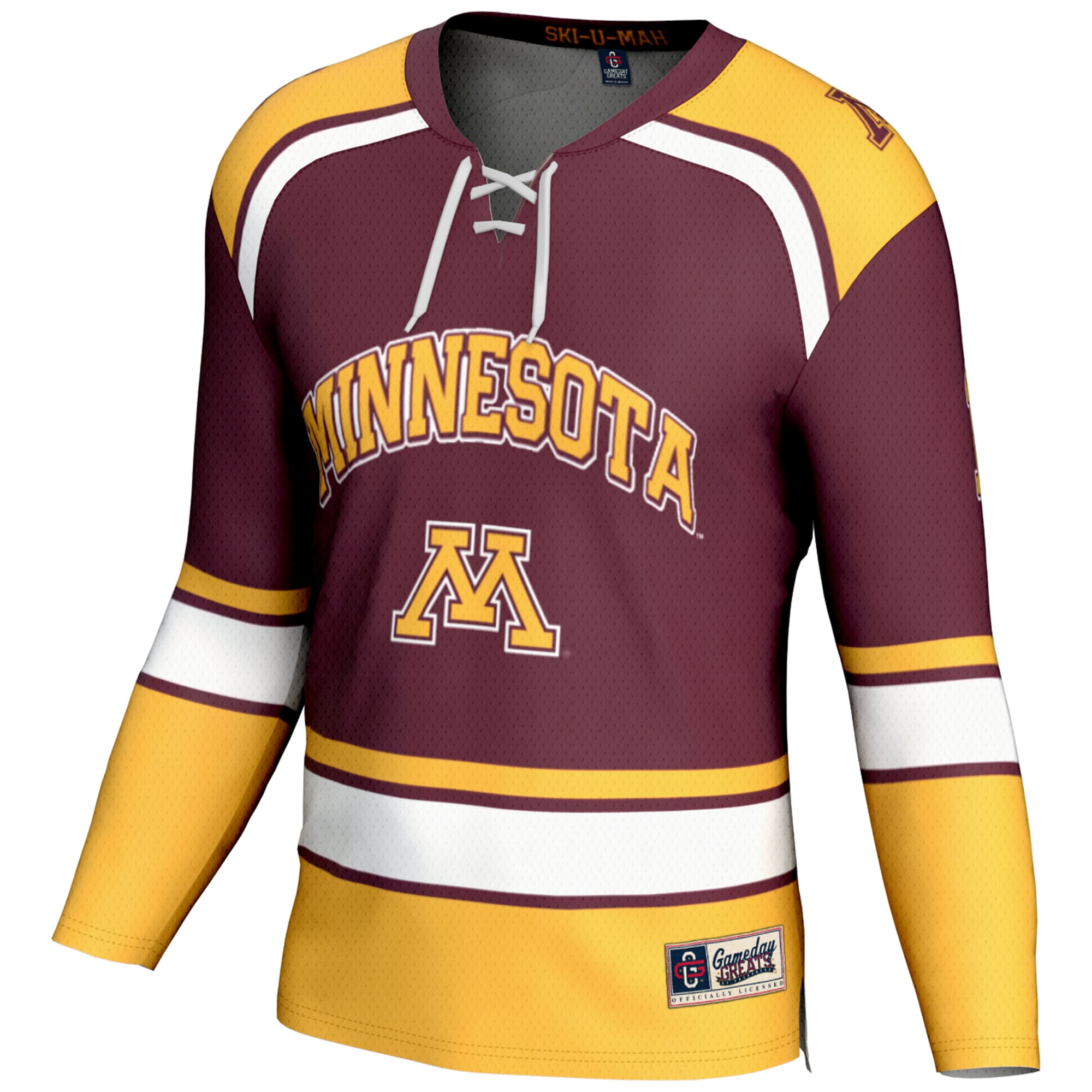 [NJP] Minnesota Golden Gophers GameDay Greats Youth Hockey Jersey - Maroon